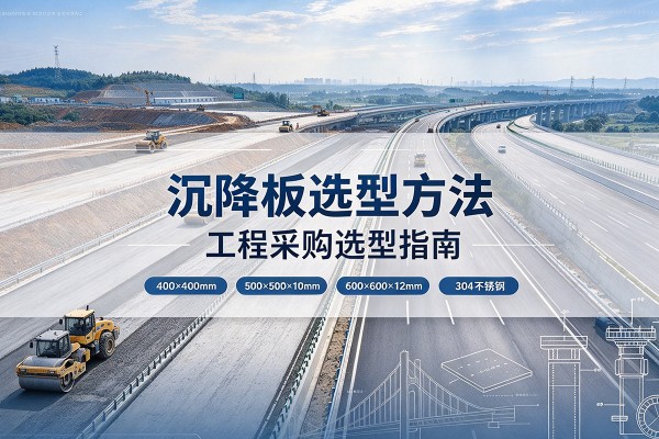 乐山沉降板选择方法
