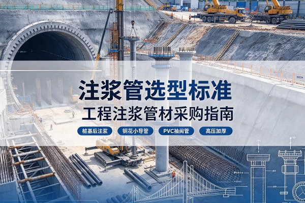 乐山注浆管选型标准