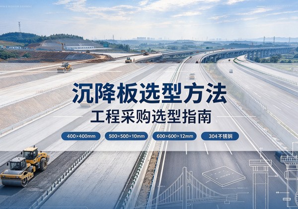 乐山沉降板选择方法