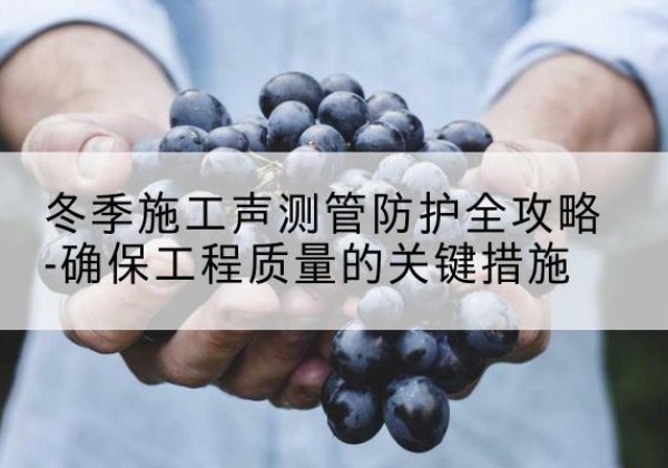 乐山冬季施工声测管有哪些防护要点？-冬季施工声测管防护全攻略-确保工程质量的关键措施